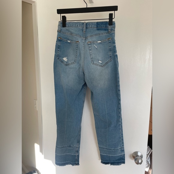 Abercrombie & Fitch Curve Love Ultra High Rise Ankle Straight Jeans size 26 EUC - Picture 3 of 5